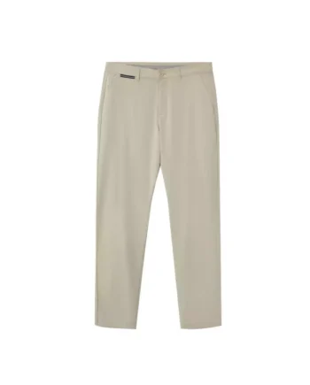 Men's Cool Touch Hidden Comfort Regular Tapered Khaki Pants