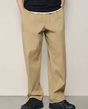 Korea Collection Men's Elastic Waist Cargo Pants