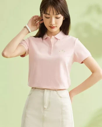 Women's Cotton Short Sleeve Pique Polo